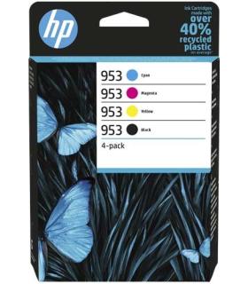 HP 953 Pack de 4 Cartuchos de Tinta Originales - 6ZC69AE