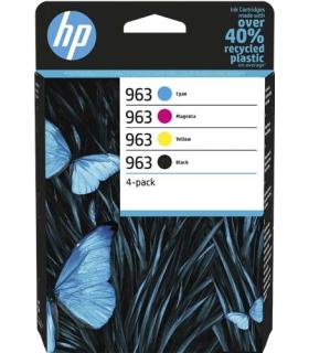 HP 963 Pack de 4 Cartuchos de Tinta Originales - 6ZC70AE
