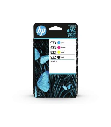 HP 932 + 933 Pack de 4 Cartuchos de Tinta Originales - 6ZC71AE