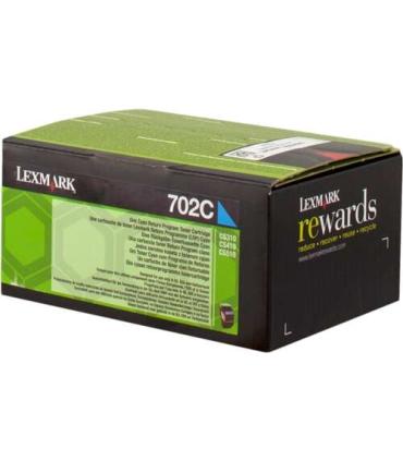 Lexmark CS310/CS410/CS510 Cyan Cartucho de Toner Original - 70C20C0/702C