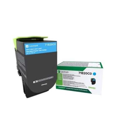 Lexmark CS317/CS417/CS517/CX317/CX417/CX517 Cyan Cartucho de Toner Original - 71B20C0