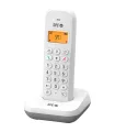 SPC Keops Telefono Fijo Inalambrico DECT - Pantalla Iluminada - Agenda 50 Contactos - Identificador de Llamadas - Color Blanco