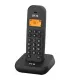 SPC Keops Telefono Fijo Inalambrico DECT - Pantalla Iluminada - Agenda 50 Contactos - Identificador de Llamadas - Color Negro