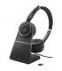 Jabra Evolve 75 SE UC Auriculares con Microfono Bluetooth Dual + Soporte de Carga USB-A Voz HD - Cancelacion de Ruido - Autonomi