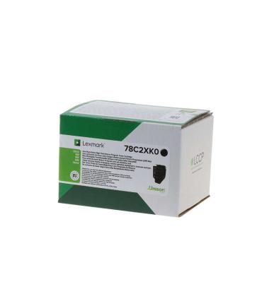 Lexmark CS421/CS521/CS622/CX421/CX522/CX622/CX625 Negro Cartucho de Toner Original - 78C2XK0/78C2XKE