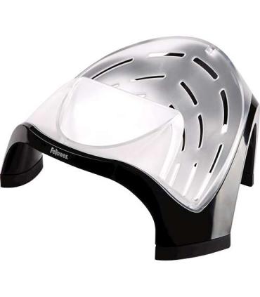 Fellowes Soporte para Portatil con 4 Puertos USB - Compartimento para Accesorios - 3 Ajustes de Altura - Peso Max 6kg