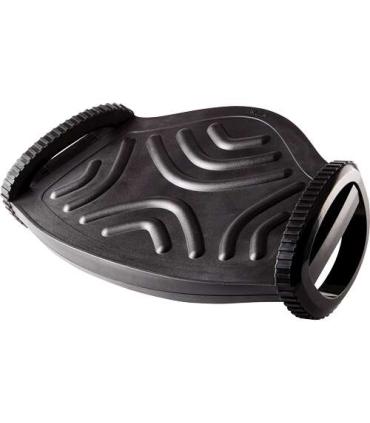 Fellowes Smart Rocker Reposapies - Doble Base Circular - Ayuda a una Correcta Circulacion - Superficie Efecto Masaje - Color Neg