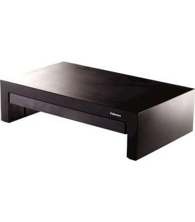 Fellowes Designer Suites Soporte Elevador para Monitor - 3 Alturas Diferentes - Bandeja de Almacenamiento - Peso Max 18kg