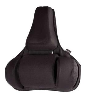 Fellowes Ultimate Professional Series Respaldo Lumbar - Seccion Central para Columna - Sistema de Triple Enganche - Color Negro