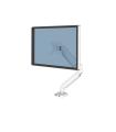 Fellowes Platinum Series Brazo para Monitor Individual - Ajustable con Muelle de Gas - 2 Puertos USB - Sistema de Gestion de Cab