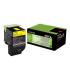 Lexmark CX310/CX410/CX510 Amarillo Cartucho de Toner Original - 80C20Y0/802Y