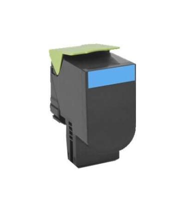 Lexmark CX410/CX510 Cyan Cartucho de Toner Original - 80C2HC0/80C2HCE/802HC