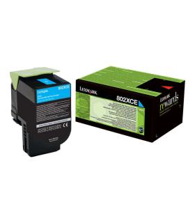 Lexmark CX510 Cyan Cartucho de Toner Original - 80C2XC0/80C2XCE/802XC