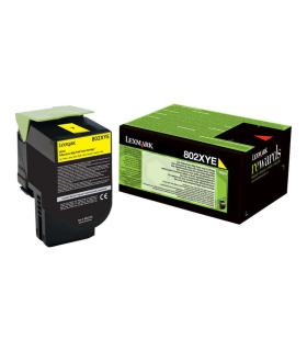 Lexmark CX510 Amarillo Cartucho de Toner Original - 80C2XY0/80C2XYE/802XY