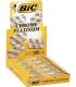 Bic Chrome Platinum Expositor de 20 Cajas de 5 Hojas de Afeitar Doble Filo