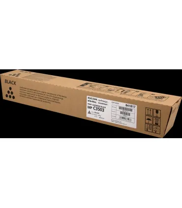 Ricoh Aficio MP-C3003/MP-C3004/MP-C3503/MP-C3504/MP-C4504/MP-C5504/MP-C6004 Negro Cartucho de Toner Original - 841817/841813