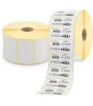 Zebra Z-Perform 1000T Pack de 12 Rollos de Etiquetas Originales Perforadas 38x25 mm - 2580 Unidades por rollo - 880003-025D