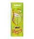Bic Pure 3 Lady Pack de 2 Maquinillas de Depilacion Desechables de 3 Hojas - Tira Lubricante con Aloe Vera