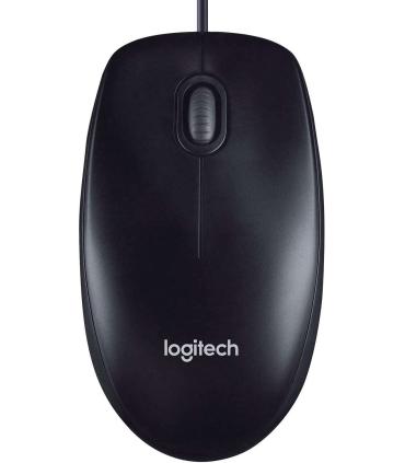 Logitech M90 Raton USB 1000dpi - 3 Botones - Uso Ambidiestro - Color Negro