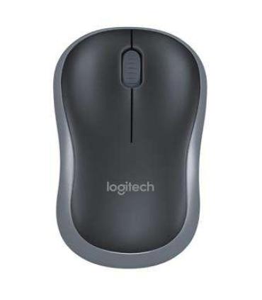 Logitech M185 Raton Inalambrico 1000dpi - 3 Botones - Uso Ambidiestro - Color Negro/Gris