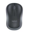 Logitech M185 Raton Inalambrico 1000dpi - 3 Botones - Uso Ambidiestro - Color Negro/Gris