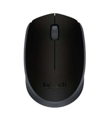 Logitech M171 Raton Inalambrico 1000dpi - 3 Botones - Uso Ambidiestro - Color Negro