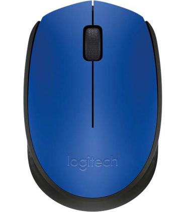 Logitech M171 Raton Inalambrico 1000dpi - 3 Botones - Uso Ambidiestro - Color Azul