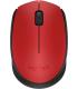 Logitech M171 Raton Inalambrico 1000dpi - 3 Botones - Uso Ambidiestro - Color Rojo