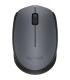 Logitech M170 Raton Inalambrico 1000dpi - 3 Botones - Uso Ambidiestro - Color Gris/Negro