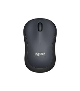 Logitech M220 Silent Raton Inalambrico 1000dpi - Silencioso - 3 Botones - Uso Ambidiestro - Color Gris