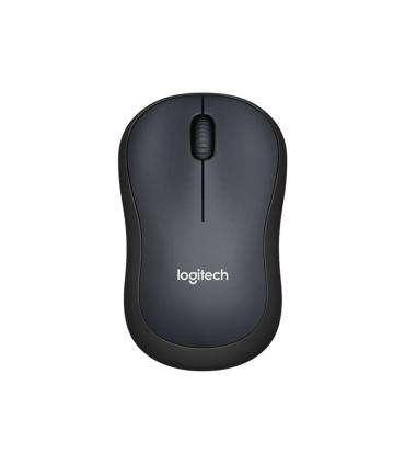 Logitech M220 Silent Raton Inalambrico 1000dpi - Silencioso - 3 Botones - Uso Ambidiestro - Color Gris