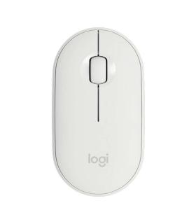 Logitech Pebble M350 Raton Inalambrico USB 1000dpi - 3 Botones - Uso Ambidiestro - Color Blanco