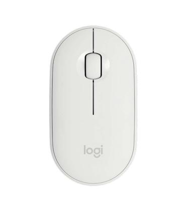 Logitech Pebble M350 Raton Inalambrico USB 1000dpi - 3 Botones - Uso Ambidiestro - Color Blanco