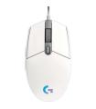 Logitech G203 Lightsync Raton USB 8000dpi - 5 Botones Programables - Iluminacion RGB Lightsync - Uso Diestro - Cable de 2.10m - 