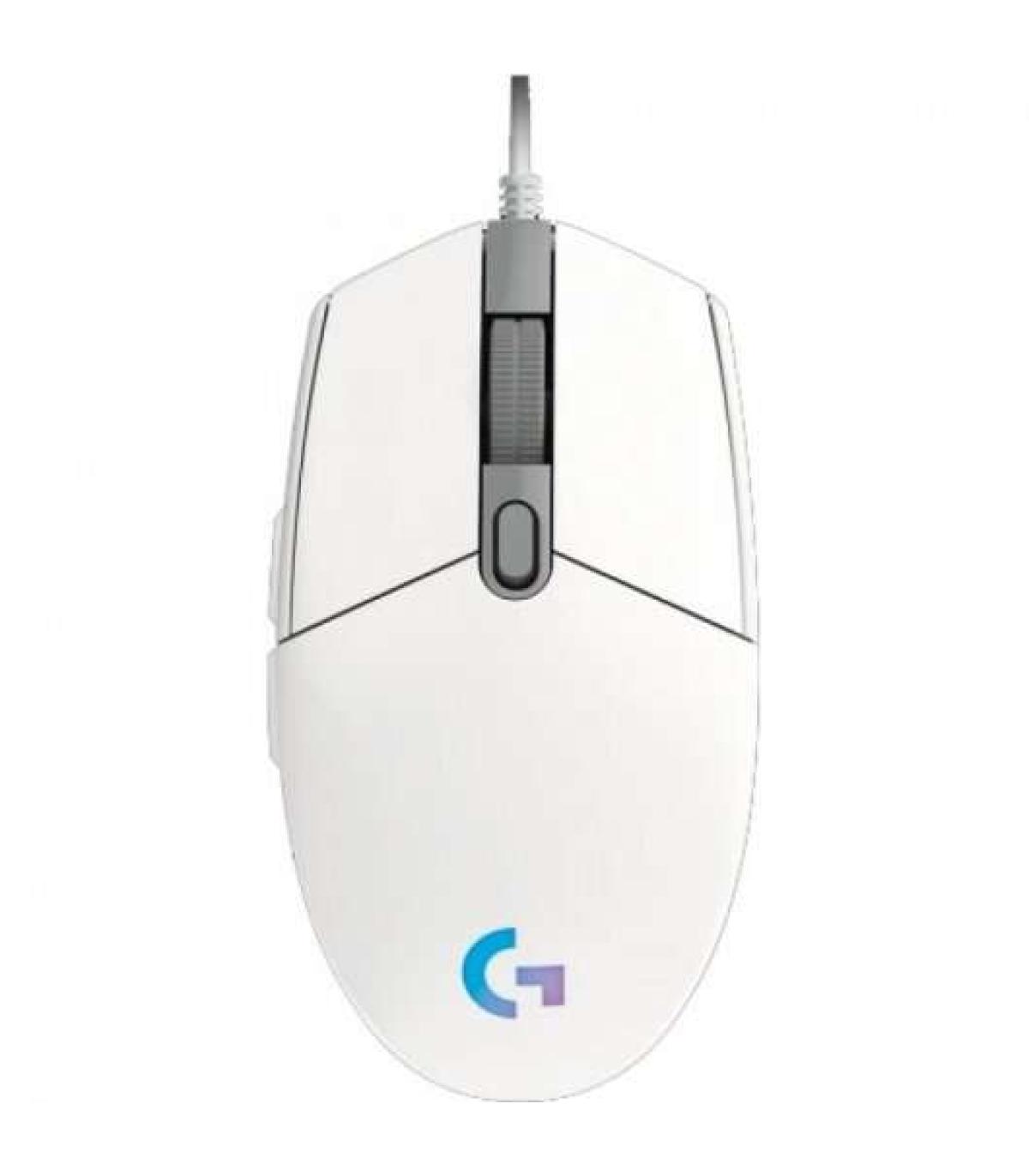 Logitech G203 Lightsync Raton USB 8000dpi - 5 Botones Programables - Iluminacion RGB Lightsync - Uso Diestro - Cable de 2.10m ..