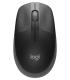 Logitech M190 Full Size Raton Inalambrico USB 1000dpi - 3 Botones - Gran Tamaño - Uso Ambidiestro - Color Negro/Gris Oscuro