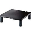 Fellowes Soporte Elevador Estandar para Monitor - Ajuste de Altura - Patas Antideslizantes - Peso Max 27kg - Color Grafito