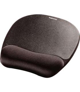 Fellowes Alfombrilla con Reposamuñecas Espuma Memory Foam - Confort Excepcional - Color Negro