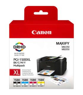 Canon PGI1500XL Pack de 4 Cartuchos de Tinta Originales - 9182B004