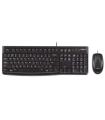 Logitech MK120 Pack USB Teclado + Raton 1000dpi 3 Botones - Uso Ambidiestro - Portugues