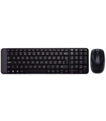 Logitech MK220 Pack Inalambrico Teclado K220 + Raton M150 3 Botones - Uso Ambidiestro - Portugues