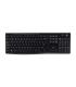 Logitech K270 Teclado Inalambrico USB - Resistente a Salpicaduras - Teclas de Acceso Rapido - Color Negro