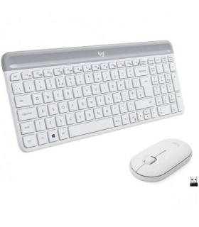Logitech MK470 Slim Pack Inalambrico USB Teclado 12 Teclas FN + Raton 1000dpi 3 Botones - Ultafinos - Silenciosos - Uso Ambidies