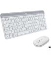 Logitech MK470 Slim Pack Inalambrico USB Teclado 12 Teclas FN + Raton 1000dpi 3 Botones - Ultafinos - Silenciosos - Uso Ambidies