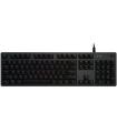 Logitech G512 Teclado Mecanico Gaming USB - Teclas Mecanicas GX Brown - Iluminacion RGB Lightsync - Superficies de Metal - Cable