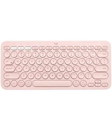 Logitech K380 Teclado Inalambrico Bluetooth - Hasta 3 Dispositivos Simultaneamente - Color Rosa