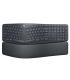 Logitech Ergo K860 Teclado Bluetooth Inalambrico USB - Ergonomico - Reposamuñecas - Color Negro