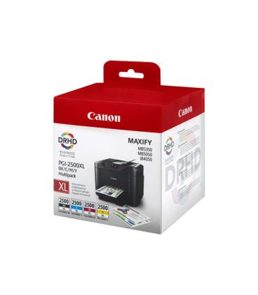 Canon PGI2500XL Pack de 4 Cartuchos de Tinta Originales - 9254B004
