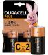 Duracell Pilas Alcalinas C Plus LR14 1.5V - 2 Unidades
