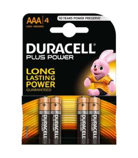 Duracell MN2400B4 Pilas Alcalinas AAA LR03 1.5V Plus Power (4 unidades